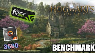 HOGWARTS LEGACY  Ryzen 5 3600 ft GTX 1060 6GB  1080p Benchmark [upl. by Baptist]