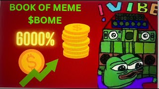 BULLISH BOME INCOMING MEME BOME PRICE PREDICTION 2024 [upl. by Sheelagh]