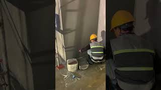 How to render plastered concrete render plaster constructionproject construction sitework [upl. by Desmund103]