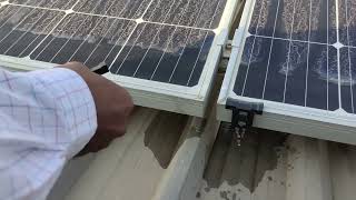 Solar drainage clamp  Water drain clips for solar panels contact 917984860379 [upl. by Irik]