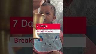 What My Baby Eats for Breakfast in a week 612 month Baby Food Recipes Breakfast ideas for Baby [upl. by Eillek6]