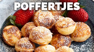 How to make Poffertjes  Dutch Mini Pancakes [upl. by Atsirtal]