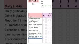 Transform Your Daily Habits with This Habit Tracker Spreadsheet [upl. by Kehsihba]