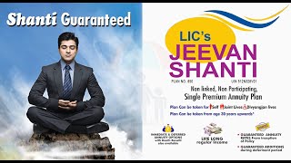 LIC Jeevan shanti Table No 850  LIC Pension Plan [upl. by Ekrub]