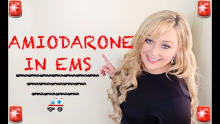 EMTParamedic Medication Notecards  Amiodarone [upl. by Atteoj]