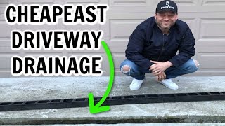 Diy Storm Drain For 100  Diy Driveway Channel Drain  How To Install A Trench Drain In Driveway [upl. by Harry]