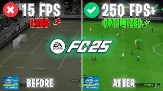 EA SPORTS FC 25  Best PC Optimization Settings for MAX FPS on ANY PC📈 [upl. by Elehcar]