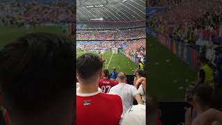 Luka Jovic Goal 11 Slovenia  Serbia Fans in Extasy Slovenija Srbija euro2024 serbia shorts [upl. by Eerbua]