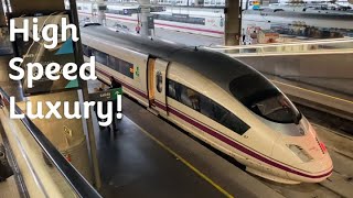 Madrid to Barcelona by Renfe High Speed Train in Comfort Class  Quick Look [upl. by Isiad]