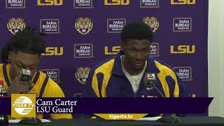 Battle of the guards  LSU Mens Basketball puts on a show in win against FSU [upl. by Ivgnout478]