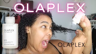 OLAPLEX No 3  Type 3 Fine Low Porosity Natural Hair Does it work [upl. by Juli869]