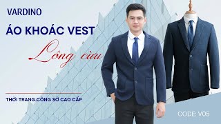 MẪU ÁO KHOÁC VEST NAM LÔNG CỪU CAO CẤP ĐẸP NHẤT VARDINO [upl. by Jamin]