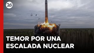 🚨 ALERTA MUNDIAL Y TEMOR POR UNA ESCALADA NUCLEAR EN LA GUERRA [upl. by Primavera]