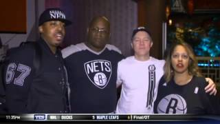 The Brooklyn Nets go bowling with seasonticket holders [upl. by Lowenstern]