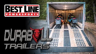 The BEST Trailer for Snowmobiles DuraBull MultiSport Trailer Review [upl. by Miarfe]