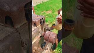 Exhaust cleaning farmers engine [upl. by Meehyrb]