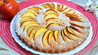 La recette de cette tarte aux pommes est très facile et délicieuse🍎🍏 👌 Elle fond dans la bouche 😋 [upl. by Llemart]