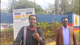 Morara Kebaso arrested and held at Kenya Police headquarters in Nairobi [upl. by Anenahs]