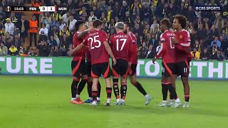 Eriksen Goal  Fenerbahçe vs Manchester United [upl. by Ecyla]