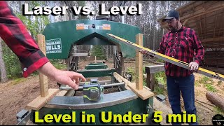 How I Level My Sawmill in Under 5 Minutes [upl. by Durrace]