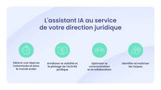 Découvrez notre assistant IA au service de votre direction juridique [upl. by Magner]