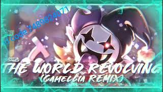 Jevil theme The world Revolving Camellia Remix Roblox id [upl. by Solohcin542]