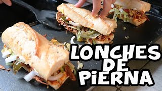 Lonches🥖🥩 de Pierna estilo Guadalajara [upl. by Wahkuna415]