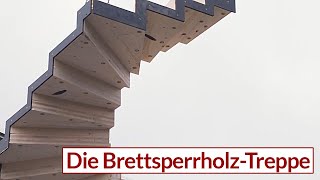 FHS Brettsperrholz Treppe [upl. by Natalee]