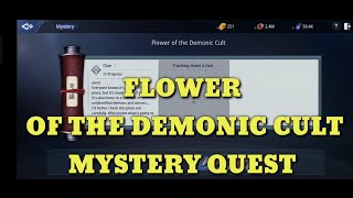 MIR4 Flower of the Demonic Cult MYSTERY QUEST  SUPER FAST GUIDE HOPE YOU LIKE [upl. by Adle]