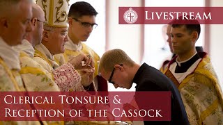 Pontifical Mass with Clerical Tonsure amp Reception of Cassock  Purification of the BVM  2224 [upl. by Nnaarat]