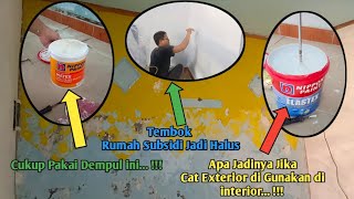 Apa jadinya jika cat Elastex di gunakan buat Interior  Matex dempul Tembok [upl. by Amiel]