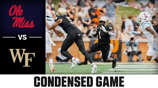 Ole Miss vs Wake Forest Condensed Game  2024 ACC Football [upl. by Ttirrem]