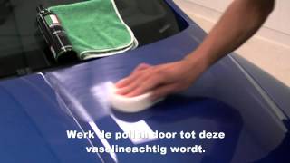 Polishing and cleaning car paint by hand [upl. by Notnad]