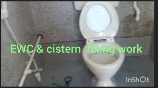 EWC amp cistern  seat cover and Health faucet fixing work [upl. by Hiroko]