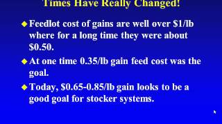 Nutrition Programs for Southeastern Stocker Cattle Overview [upl. by Adianes]