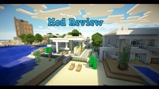 Minecraft Mod Review GLSL Shaders Mod W Extra Shader Packs 152 [upl. by Avenej]