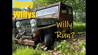 Sitting for 40 years will this Willys Jeep run again [upl. by Dreyer431]