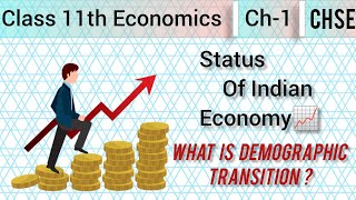 What is Demographic Transition   Class 11 CH 1 Economics economics [upl. by Ylas619]