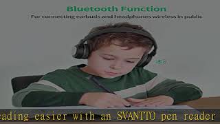 SVANTTO Pen Scanner Text to Speech Device for Dyslexia OCR Digital Highlighter Pen Reader Exam R [upl. by Marylinda]