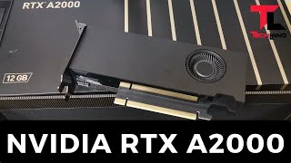 Nvidia RTX A2000 Professional Graphics Leadtek 12GB GDDR6 CUDA Core 3328 Tech Land [upl. by Laehcym]