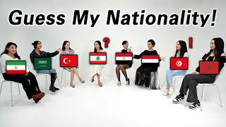 8 Middle Easterns Guess Each Others Nationality What country Im From [upl. by Eenobe627]