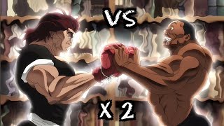 BOTH Yujiro Hanma vs Biscuit Oliva FIGHTS Baki HD DUBBED The Ogre vs Unchained 😱❤️🤯💯😎🔥🍿🥳👌 [upl. by Anaimad179]