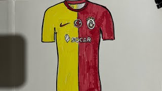 Galatasaray Şampiyonlar Ligi Forma Çizimi 2024 [upl. by Anez705]