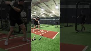 offseasontraining baseball hitting 2027 uncommitted ncaabaseball juco collegerecruitment [upl. by Einobe]