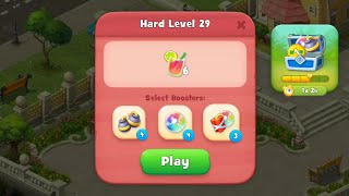 Gardenscapes Level 29 no boosters  F2P ANDROID IOS 4K [upl. by Tteltrab]