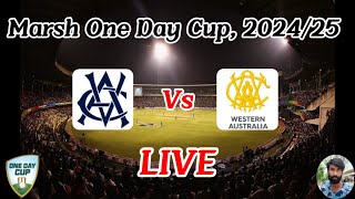 Marsh One Day Cup  Victoria vs Western Australia [upl. by Lotsyrc]