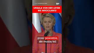 Padła kwota wsparcia Szefowa KE była na wałach quotTo było poruszającequot [upl. by Beauregard476]