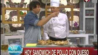 Sándwich de pollo con queso [upl. by Morty885]