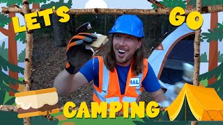 Lets Go Camping Song  Handyman Hal Kid Songs  Camping for Children [upl. by Kuo293]