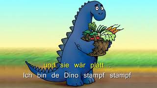 Dino Stampf Stampf Radio Edit DinoSongs Karaoke Version [upl. by Lennad]